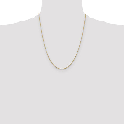 22 Inch 14K 1.1mm Ropa Chain Necklace