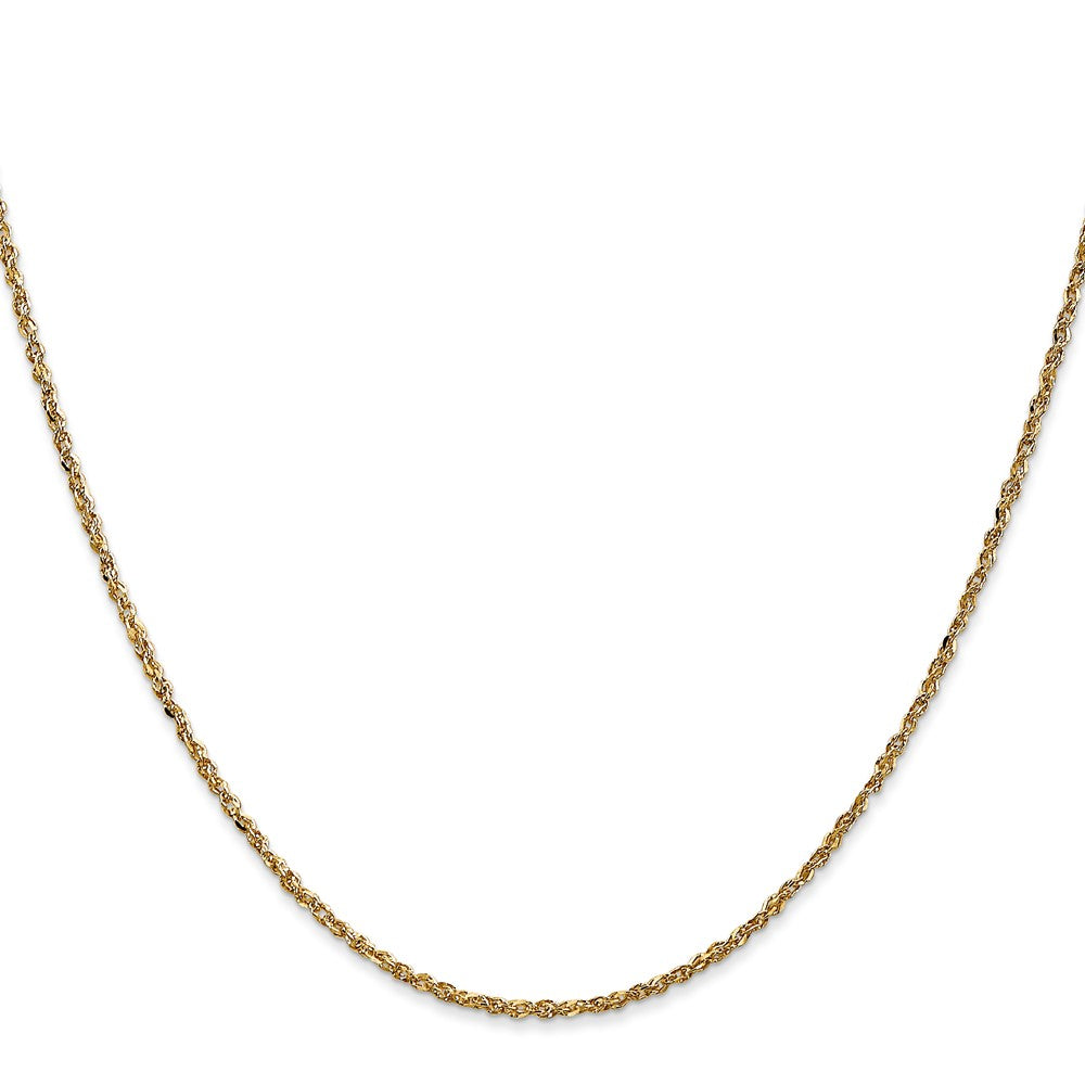 22 Inch 14K 1.7mm Ropa Chain Necklace