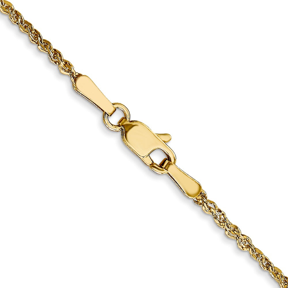 22 Inch 14K 1.7mm Ropa Chain Necklace