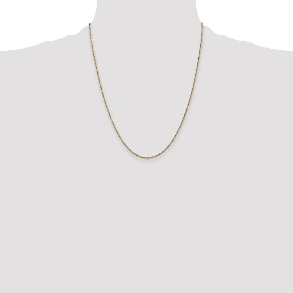 22 Inch 14K 1.7mm Ropa Chain Necklace