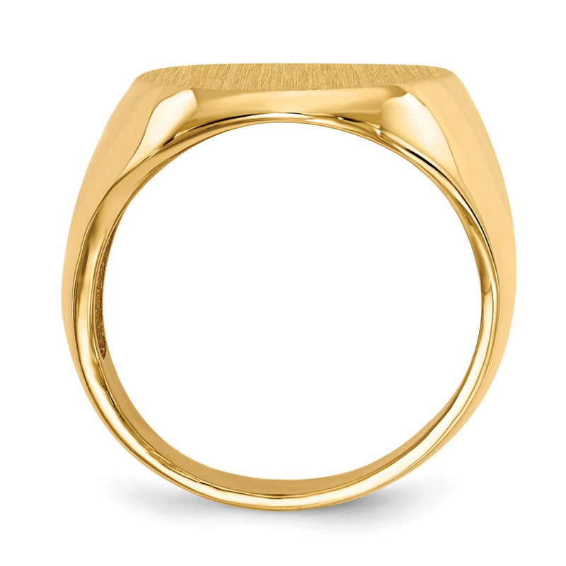 10K Yellow Gold Men's Signet Ring