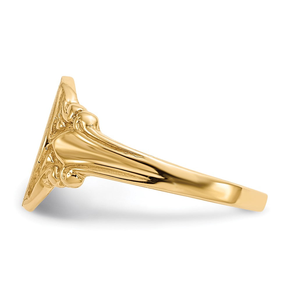 10K Yellow Gold Signet Ring