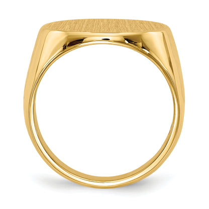 10K Yellow Gold Men's Signet Ring
