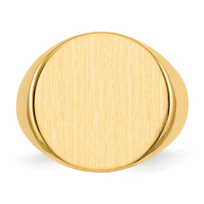 10K Yellow Gold Men's Signet Ring
