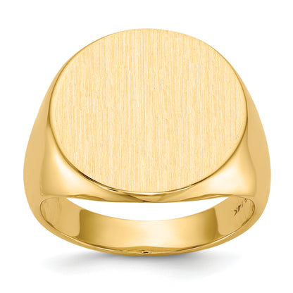10K Yellow Gold Men's Signet Ring
