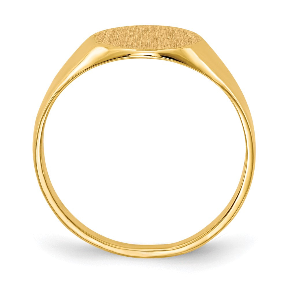 10K Yellow Gold 10Ky 9.5X10.5mm Open Back Signet Ring