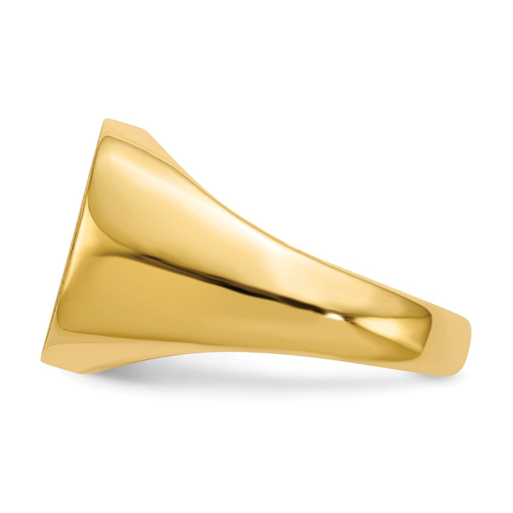10K Yellow Gold Men's Signet Ring