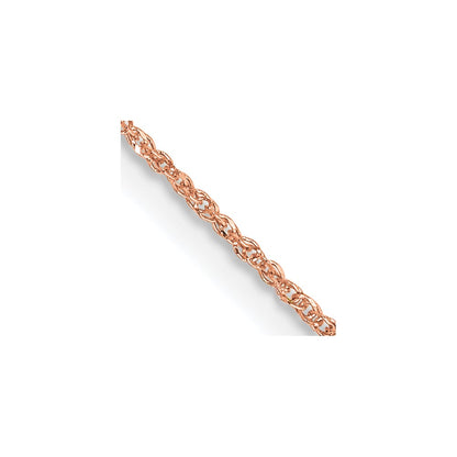 14K Rose Gold .7mm Ropa Chain Necklace