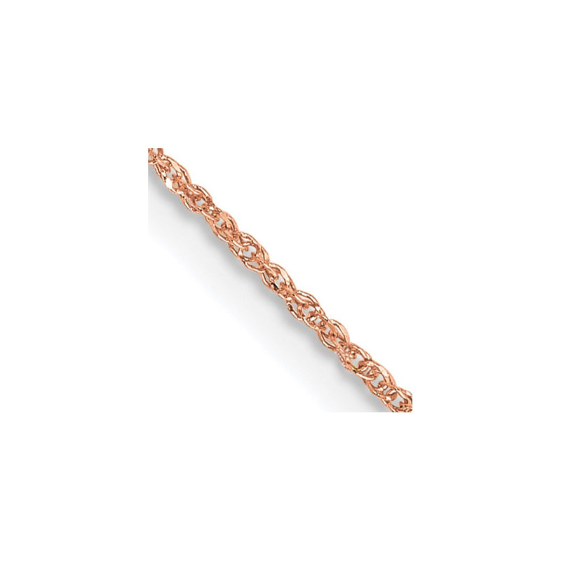 14K Rose Gold .7mm Ropa Chain Necklace