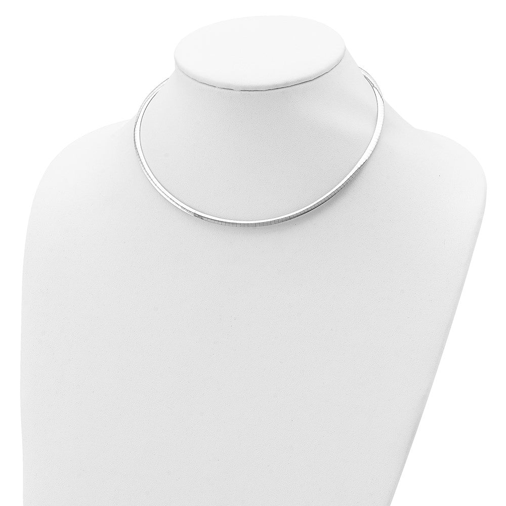 18 Inch Sterling Silver Gold-Pltd 3mm Reversible W/2In Ext Cubetto Chain Necklace