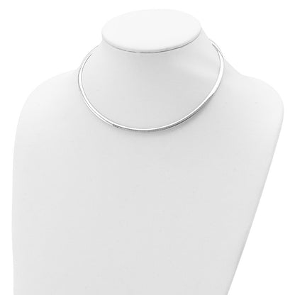 16 Inch Sterling Silver Gold-Pltd 3mm Reversible W/2In Ext Cubetto Chain Necklace
