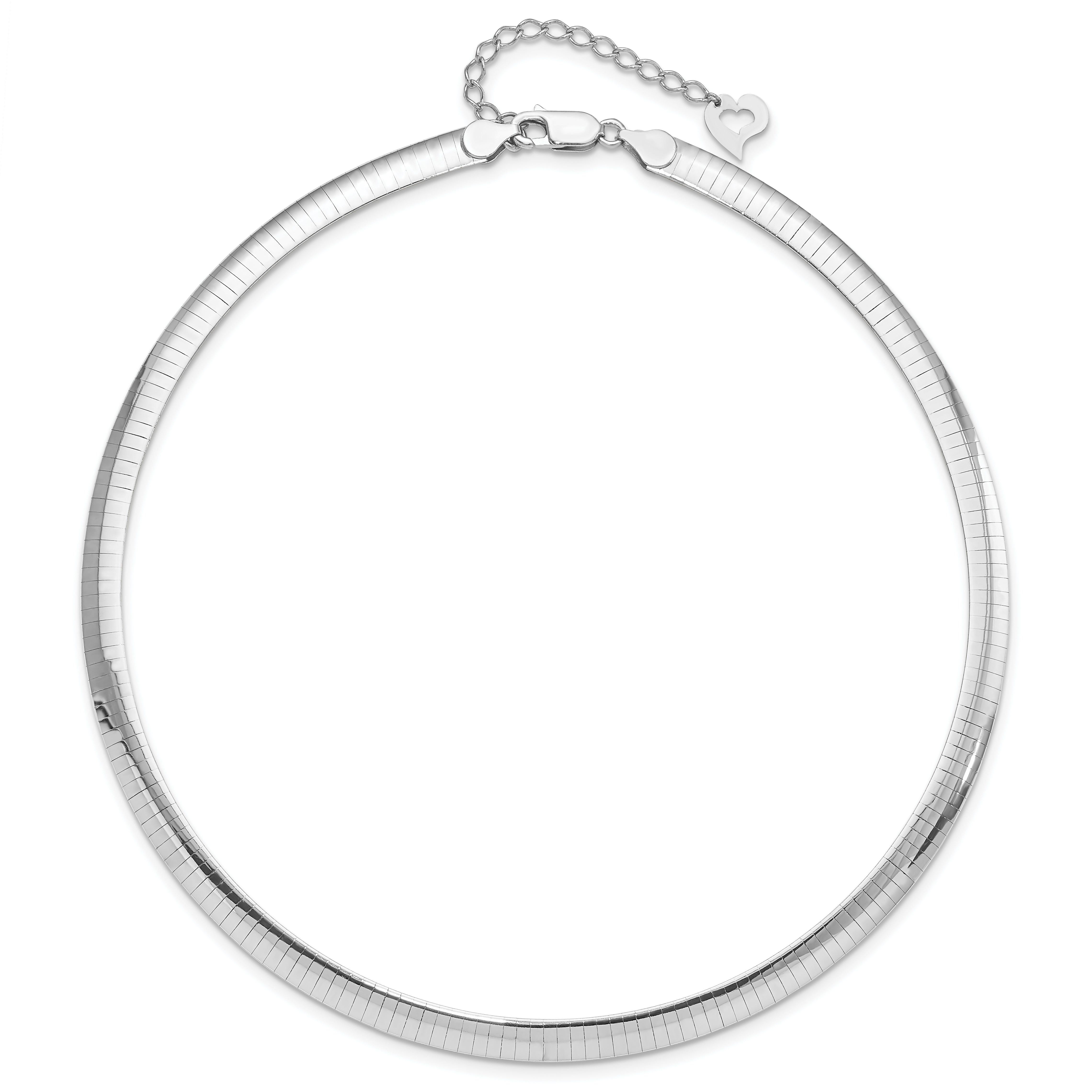 16 Inch Sterling Silver Gold-Plated 6mm Reversible W/2In Ext Cubetto Chain Necklace