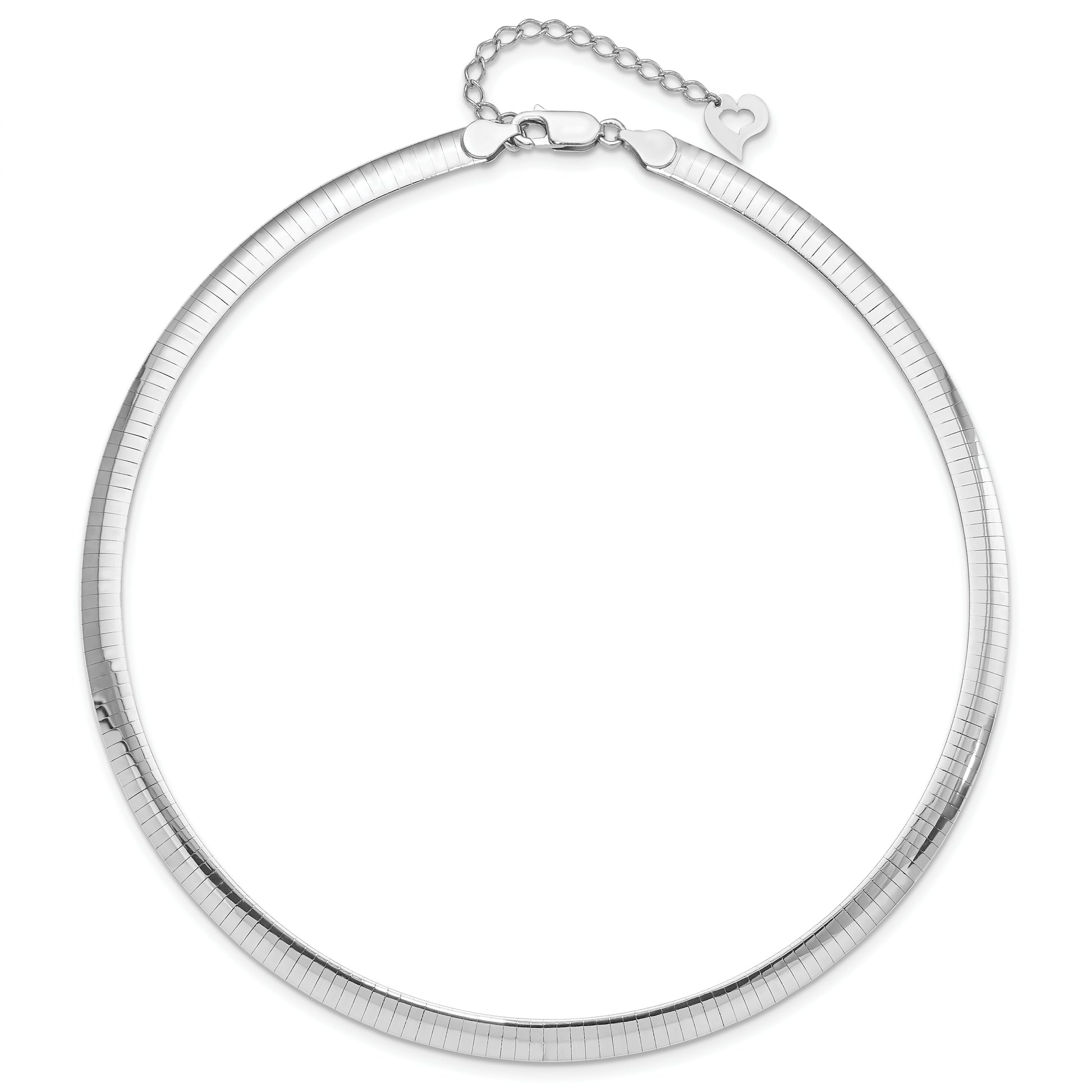 16 Inch Sterling Silver Gold-Plated 6mm Reversible W/2In Ext Cubetto Chain Necklace