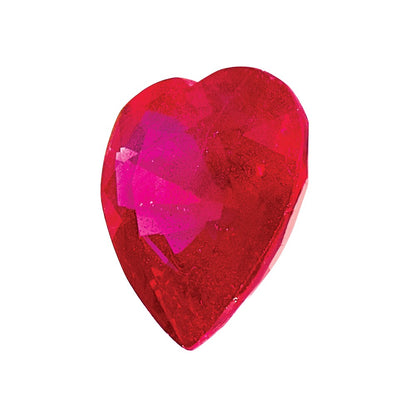 Gemstone Ruby Aa Quality 4mm Heart
