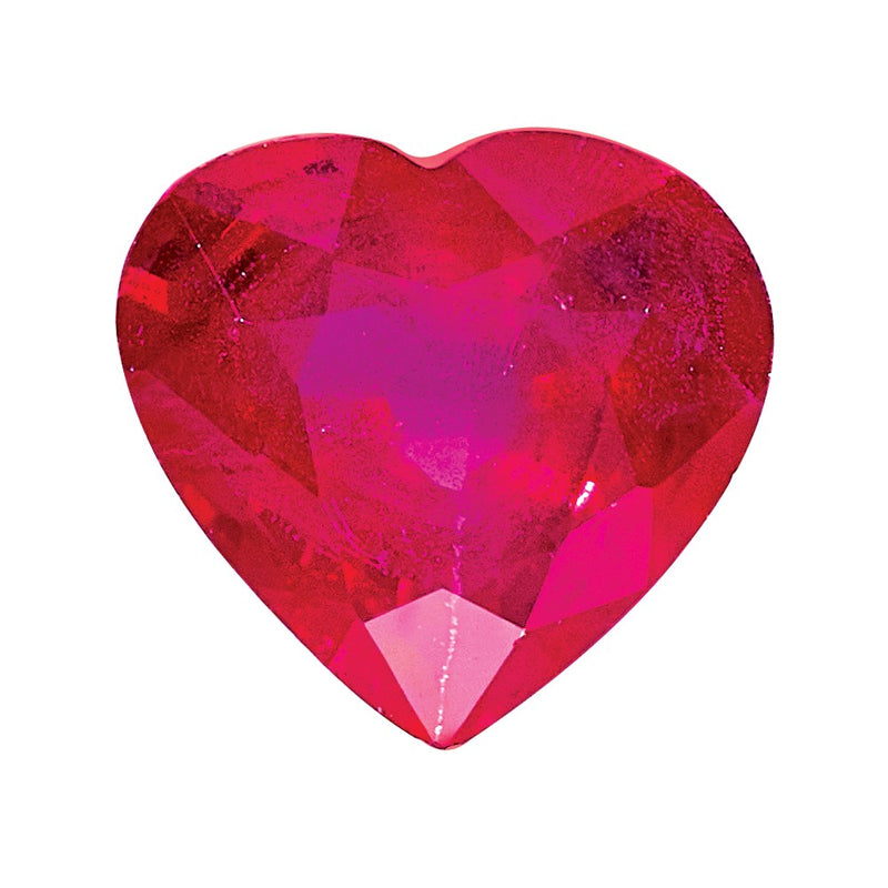 Gemstone Ruby Aa Quality 4mm Heart