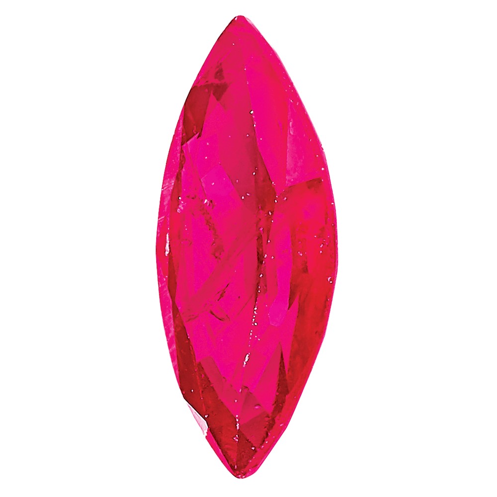 Gemstone Ruby Aa Quality 5X2.5mm Marquise