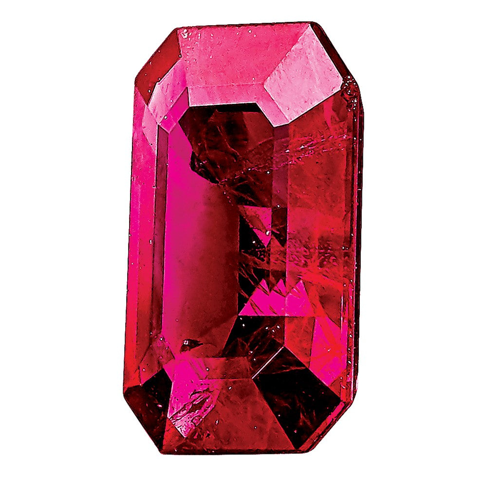 Gemstone Ruby A Quality 6X4mm Emerald Cut