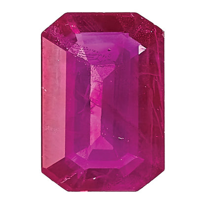 Gemstone Ruby A Quality 6X4mm Emerald Cut