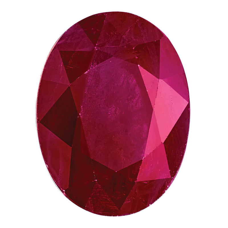 Gemstone Ruby A Quality 5X4mm Oval