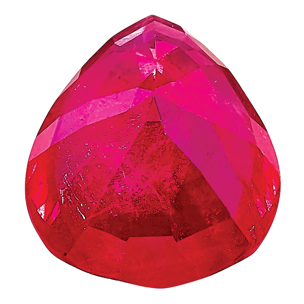 Gemstone Ruby Aa Quality 6X4mm Pear