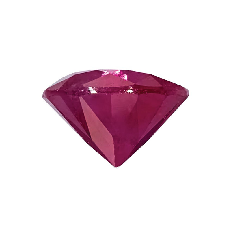 Gemstone Ruby A Quality 2.5mm Round Diamond-Cut