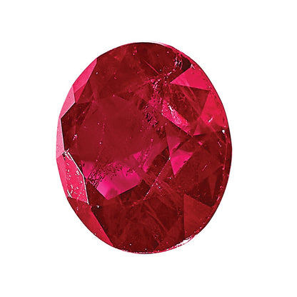 Gemstone Ruby A Quality 3mm Round Diamond-Cut