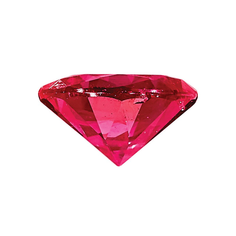 Gemstone Ruby Aa Quality 4mm Round Diamond-Cut