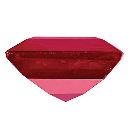 Gemstone Ruby A Quality 1.5mm Square Step-Cut