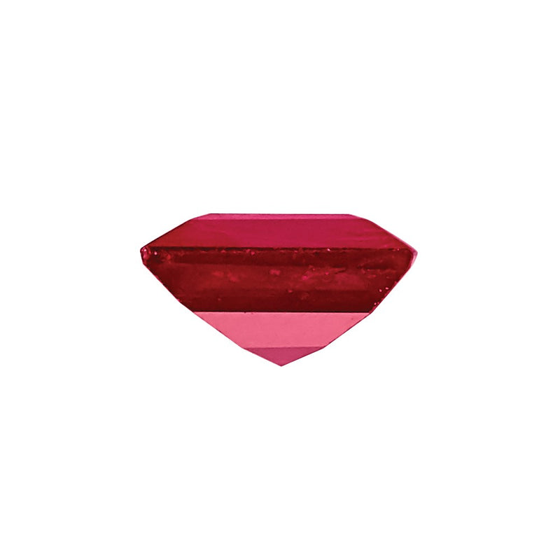 Gemstone Ruby A Quality 2mm Square Step-Cut