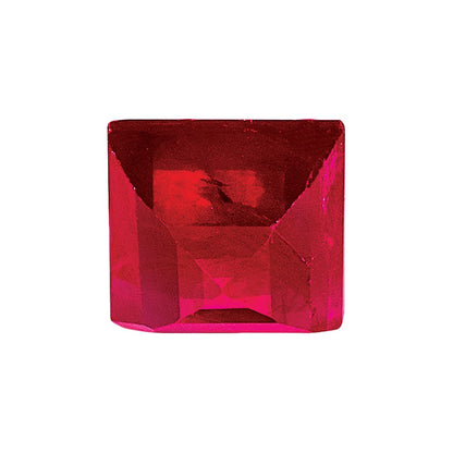 Gemstone Ruby Aa Quality 3.75mm Square Step-Cut