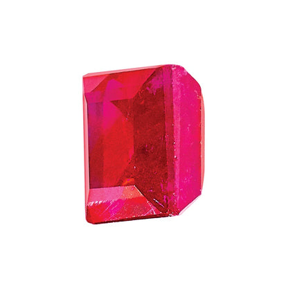 Gemstone Ruby Aa Quality 3.75mm Square Step-Cut
