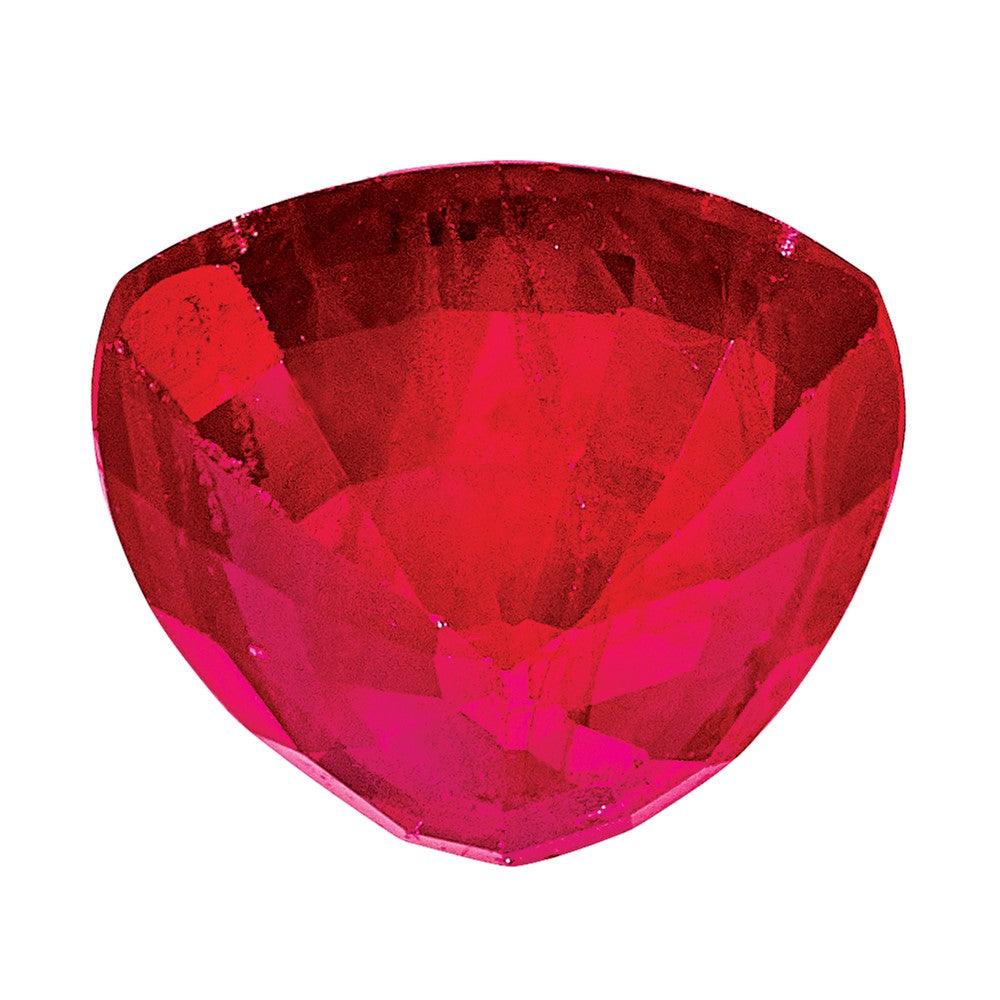 Gemstone Ruby A Quality 5mm Trillion