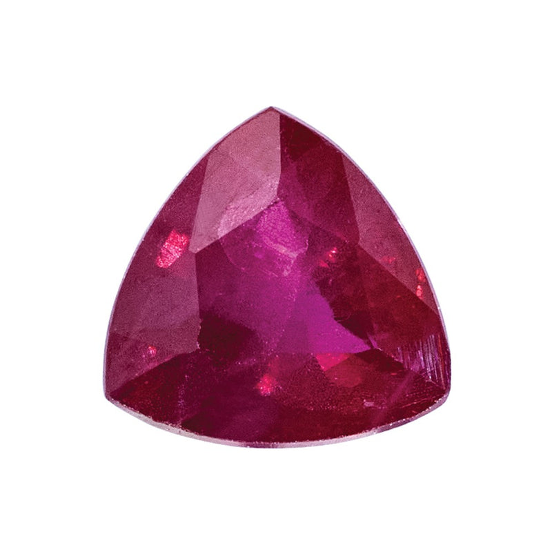 Gemstone Ruby A Quality 5mm Trillion