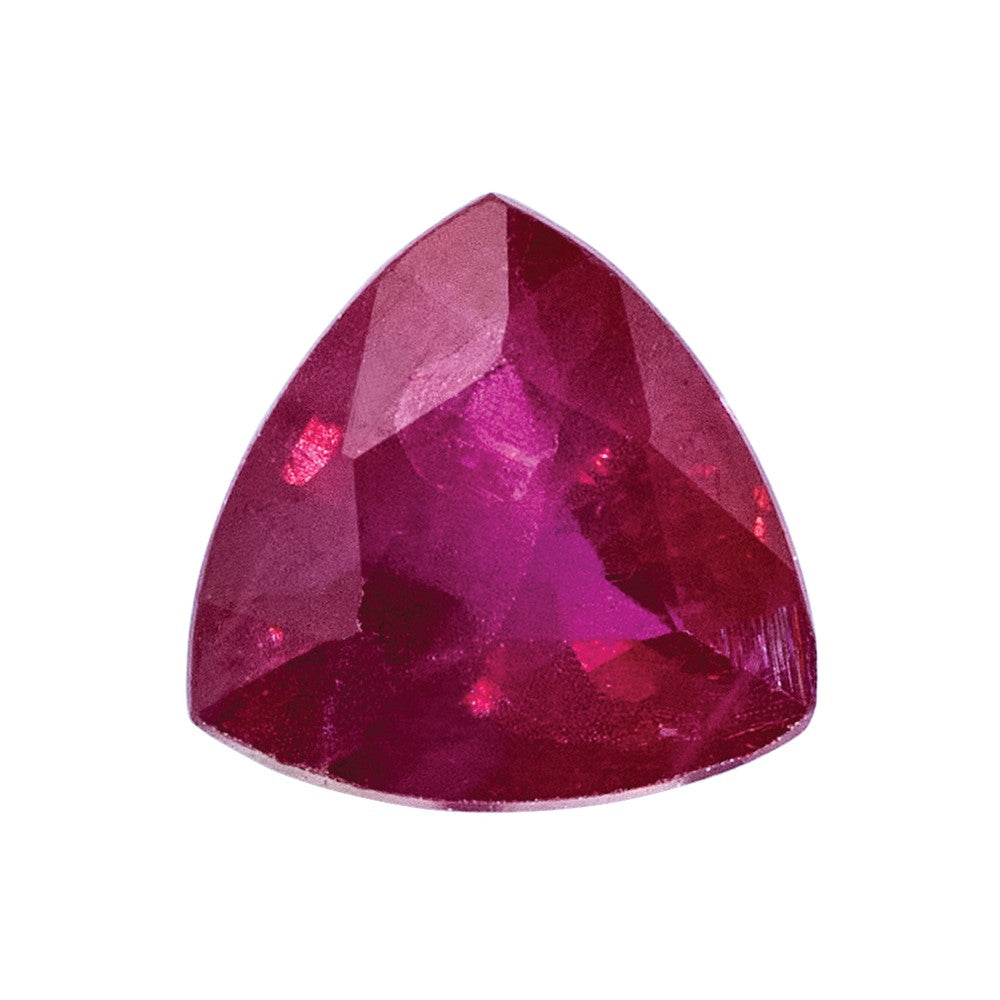 Gemstone Ruby A Quality 3.5mm Trillion