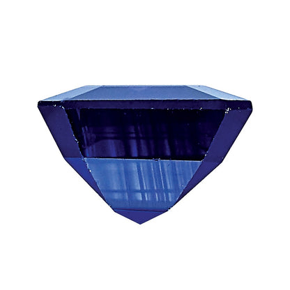 Gemstone Blue Sapphire A Quality 8X6mm Emerald Cut