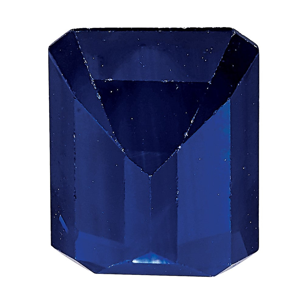 Gemstone Blue Sapphire A Quality 8X6mm Emerald Cut