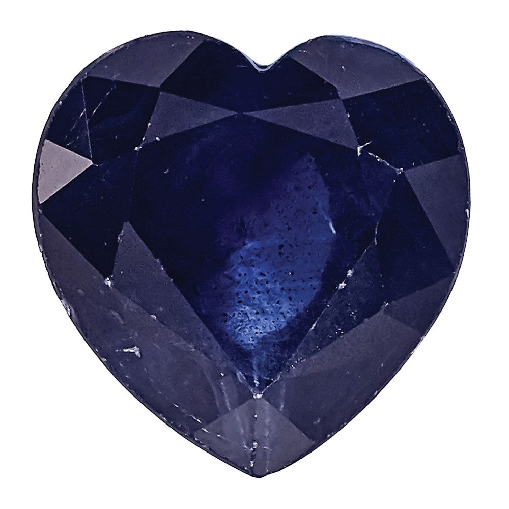 Gemstone Blue Sapphire C Quality 4mm Heart