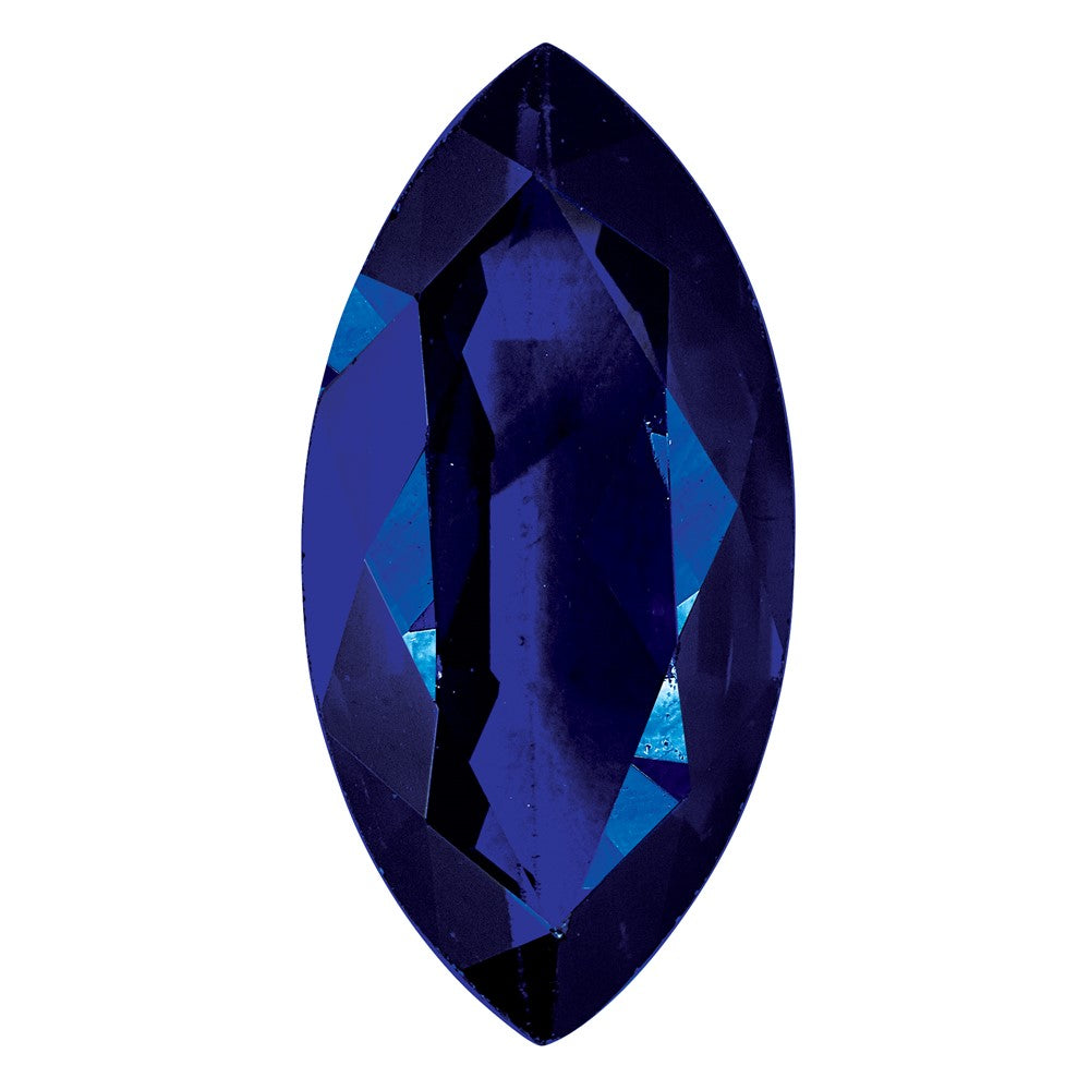 Gemstone Blue Sapphire A Quality 5X2.5mm Marquise