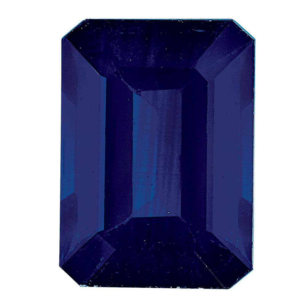 Gemstone Blue Sapphire A Quality 8X6mm Emerald Cut