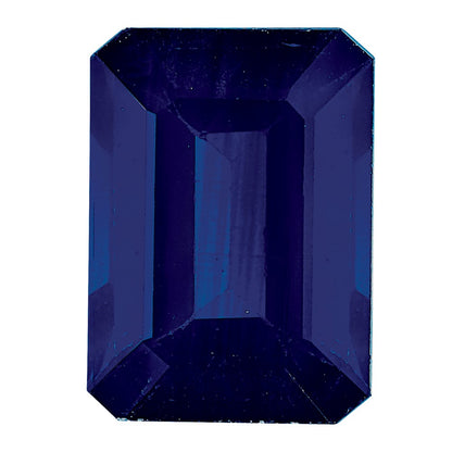 Gemstone Blue Sapphire A Quality 8X6mm Emerald Cut