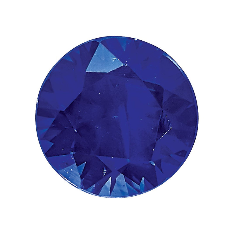 Gemstone Blue Sapphire Aa Quality 3mm Round Diamond-Cut