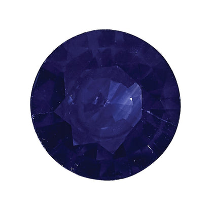 Gemstone Blue Sapphire A Quality 3.5mm Round Diamond-Cut