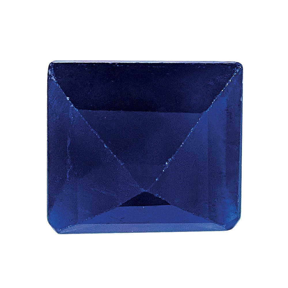 Gemstone Blue Sapphire A Quality 3mm Square Step-Cut