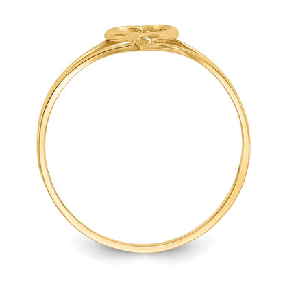 14K Yellow Gold Madi K Heart Baby Ring