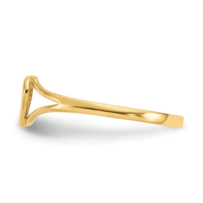 14K Yellow Gold Madi K Heart Baby Ring