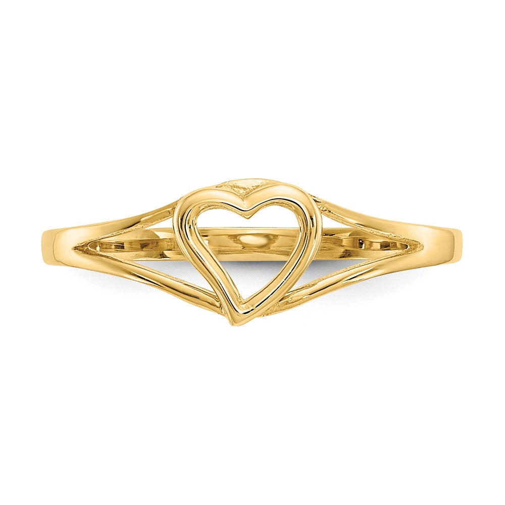 14K Yellow Gold Madi K Heart Baby Ring