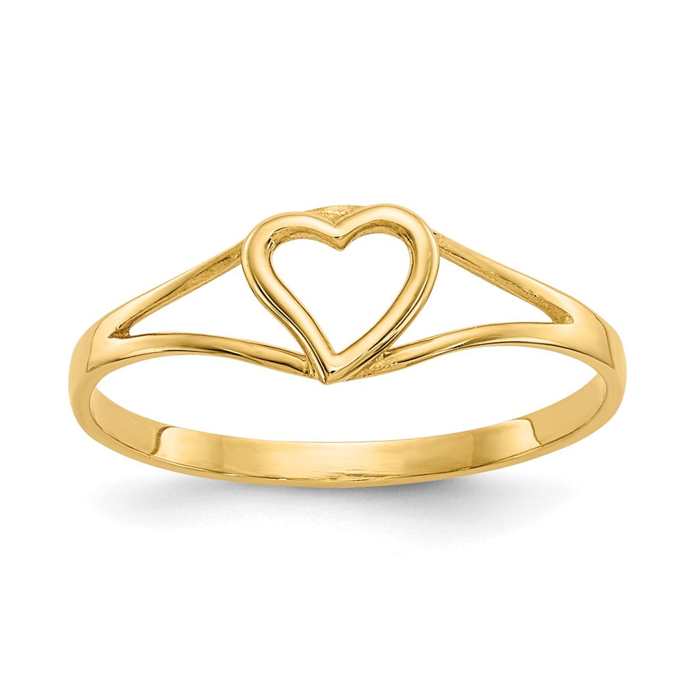 14K Yellow Gold Madi K Heart Baby Ring