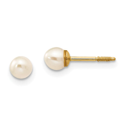 14K Yellow Gold Madi K Fw Cultured Pearl Earrings