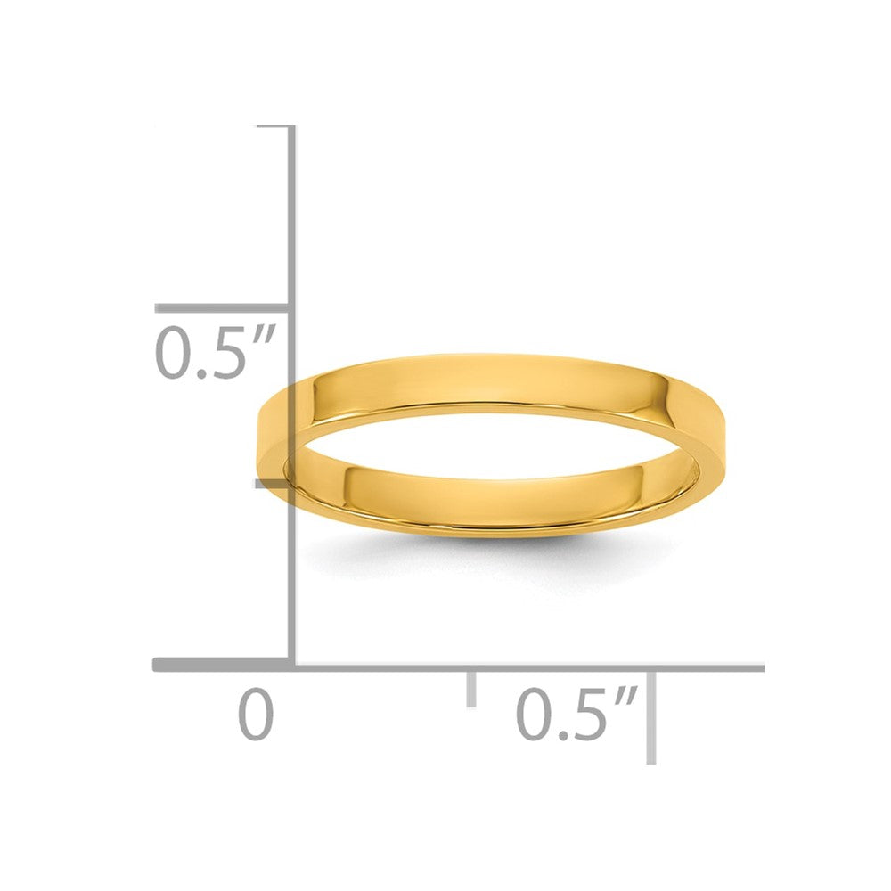 14K Yellow Gold Madi K High Polished 2mm Band Baby / Children's Ring