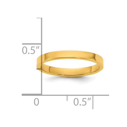 14K Yellow Gold Madi K High Polished 2mm Band Baby / Children's Ring